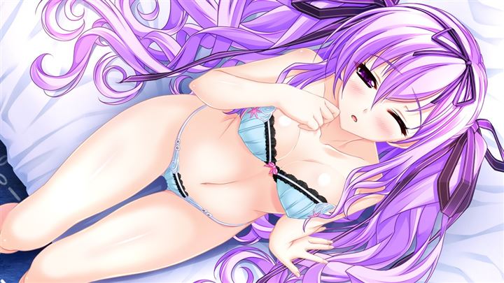 tuiqzt9n - 【紫髪】ちょっとミステリアスな紫色の髪の女の子の二次元エロ画像＆イラスト Part25