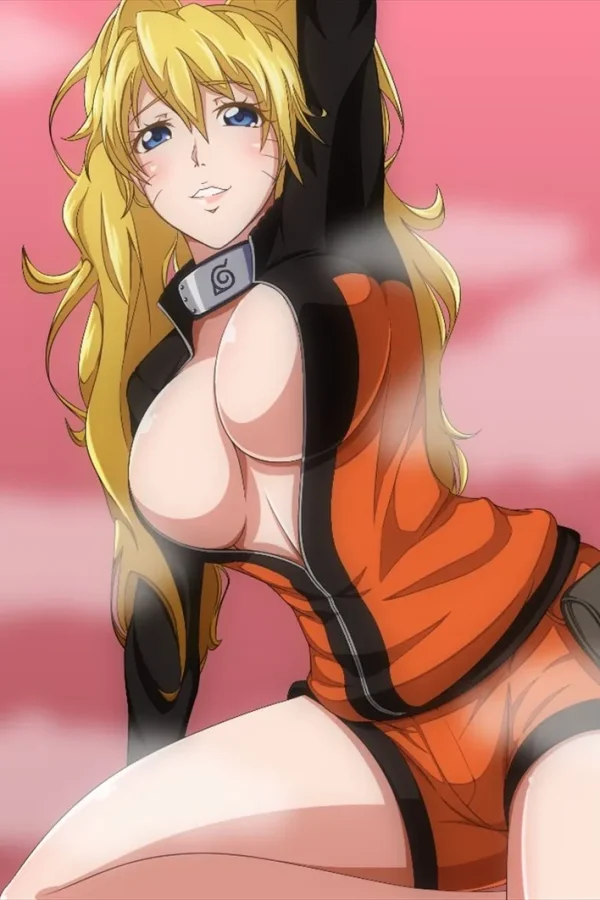 na201 11 600x900 - 【NARUTO -ナルト-】ナルト女体化(おいろけの術)の2次元エロ画像＆エロイラスト Part1