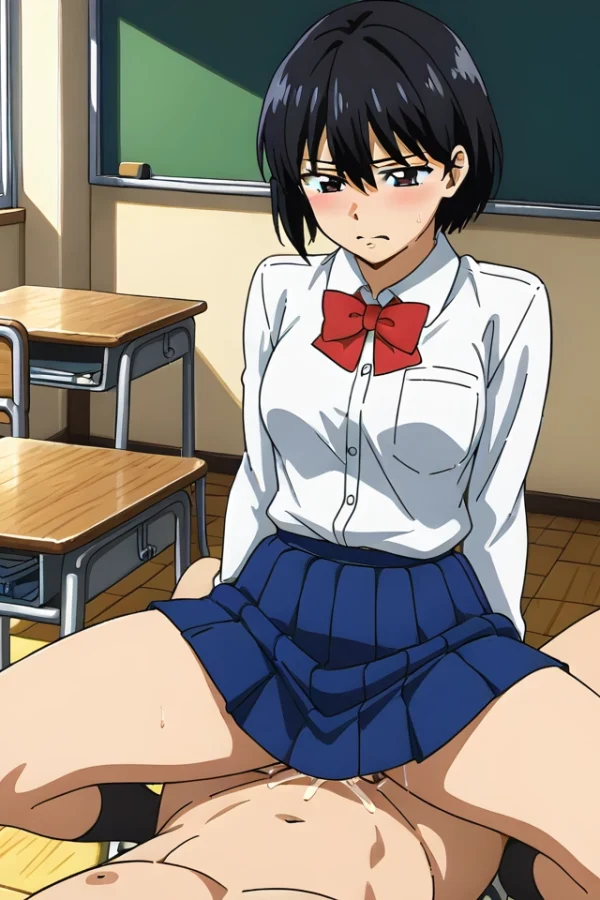 0HjLFsbH 600x900 - 【青のオーケストラ】町井美月の2次元エロ画像＆エロイラスト Part1