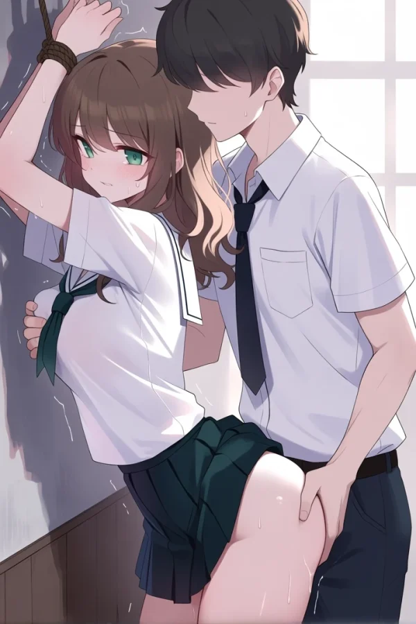 uW3HmakAg 600x900 - 【転校先の清楚可憐な美少女が、昔男子と思って一緒に遊んだ幼馴染だった件】霧島姫子の2次元エロ画像＆エロイラスト Part6
