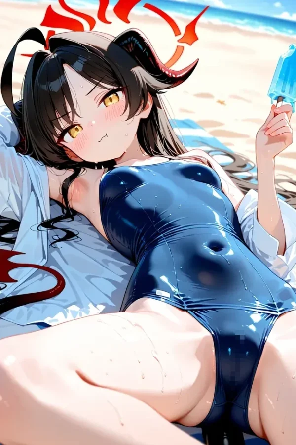 S6ubpPtD 600x900 - 【ブルーアーカイブ】鬼怒川カスミの2次元エロ画像＆エロイラスト Part2
