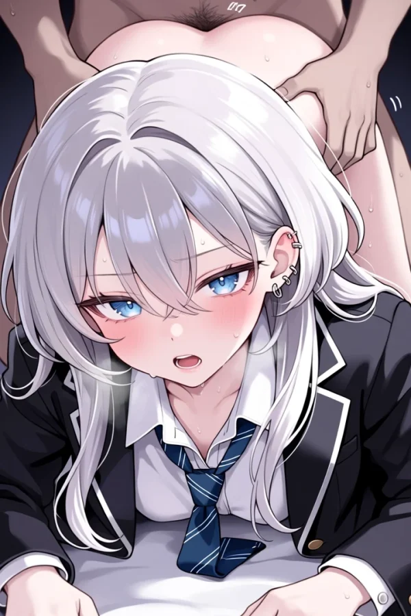 UG51NCYP 600x900 - 【灰宮先輩は怖くてかわいい】灰宮美桜の2次元エロ画像＆エロイラスト Part4
