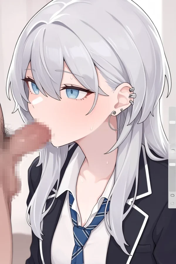 tGtFdshN 600x900 - 【灰宮先輩は怖くてかわいい】灰宮美桜の2次元エロ画像＆エロイラスト Part7