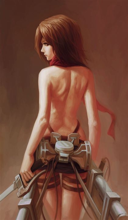 1ztld8Yr - 【裸＋武器】裸でなぜか武器を持つ女の子の二次元エロ画像＆イラスト Part01
