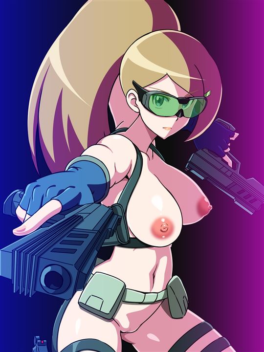xze1dMV8 - 【裸＋武器】裸でなぜか武器を持つ女の子の二次元エロ画像＆イラスト Part06