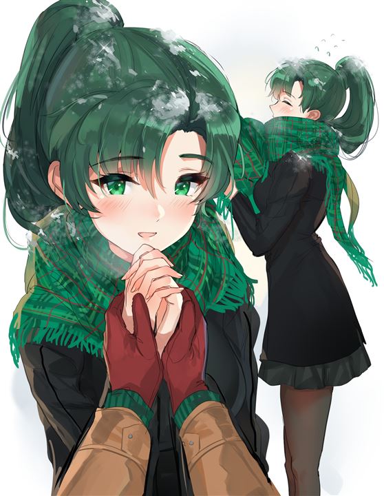 7P5kqMMC - 【緑髪】おしゃれでクールな緑髪の女の子の二次元エロ画像＆イラスト Part03