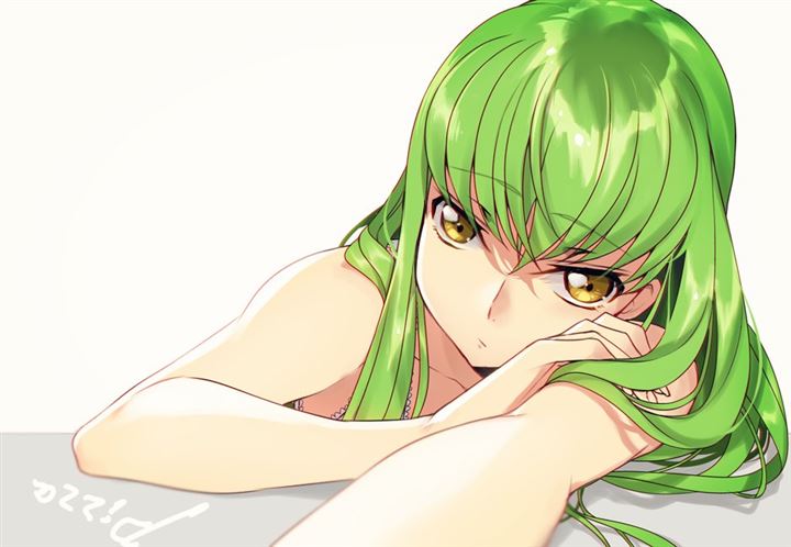 nM6XSoCk - 【緑髪】おしゃれでクールな緑髪の女の子の二次元エロ画像＆イラスト Part18