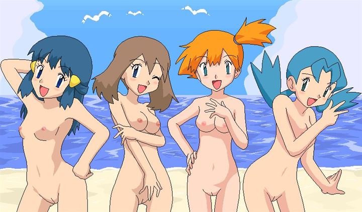 Dt3EBRG2 - 【ヌーディストビーチ】みんな裸姿で楽しんでる女の子の二次元エロ画像＆イラスト Part01