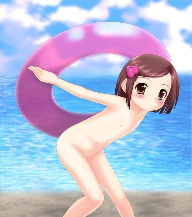 RNDuuuY5 - 【ヌーディストビーチ】みんな裸姿で楽しんでる女の子の二次元エロ画像＆イラスト Part03