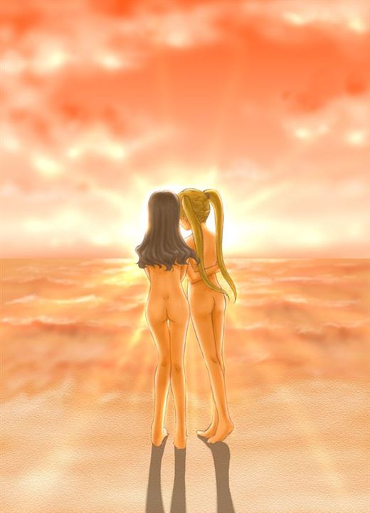 bcvBKMeD - 【ヌーディストビーチ】みんな裸姿で楽しんでる女の子の二次元エロ画像＆イラスト Part03