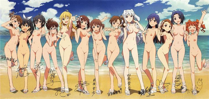 j3hQdxSF - 【ヌーディストビーチ】みんな裸姿で楽しんでる女の子の二次元エロ画像＆イラスト Part04