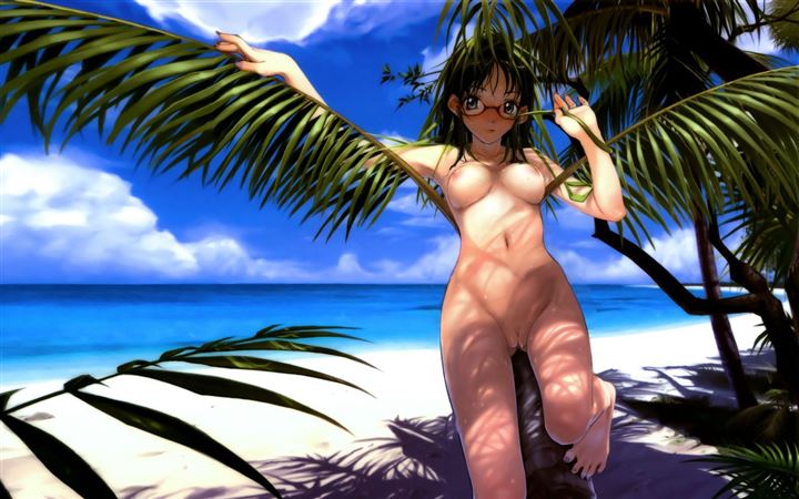 jOOmZ3Ka - 【ヌーディストビーチ】みんな裸姿で楽しんでる女の子の二次元エロ画像＆イラスト Part04