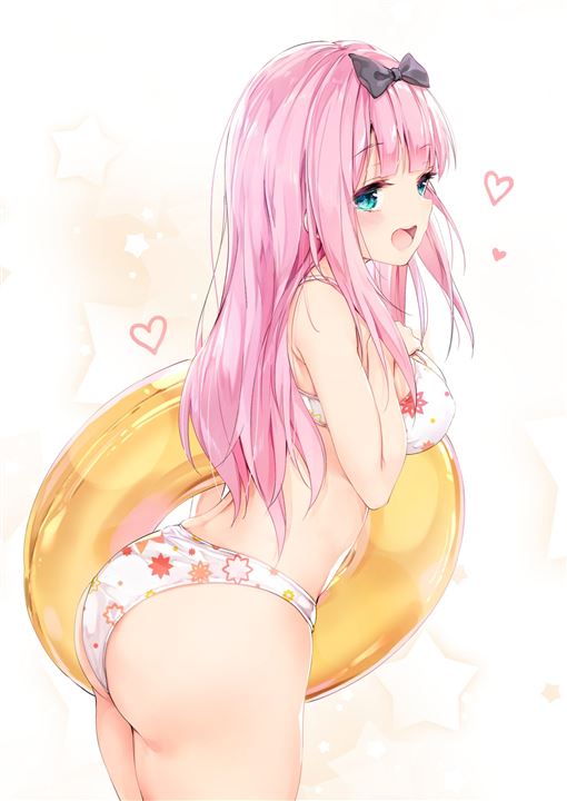 Go3ADuJQ - 【ピンク髪】女の子らしいピンク色の髪色少女の二次元エロ画像＆イラスト Part10