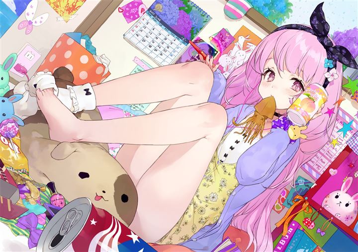 S1lyiJA1 - 【ピンク髪】女の子らしいピンク色の髪色少女の二次元エロ画像＆イラスト Part16