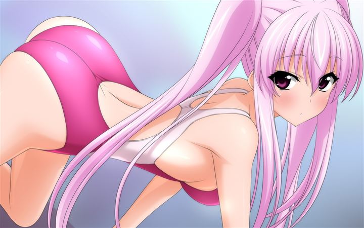 xB4489Li - 【ピンク髪】女の子らしいピンク色の髪色少女の二次元エロ画像＆イラスト Part34