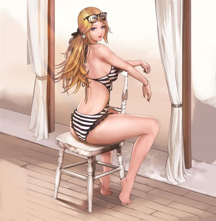 4Np0Z6HB - 【金髪】可愛い金髪の女の子の二次元エロ画像＆イラスト Part05