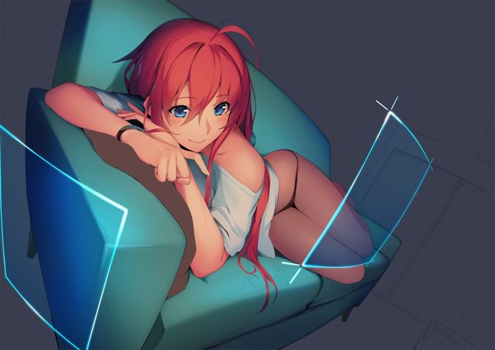 KUdjUgyo - 【赤髪】活発な赤髪の女の子の二次元エロ画像＆イラスト Part06