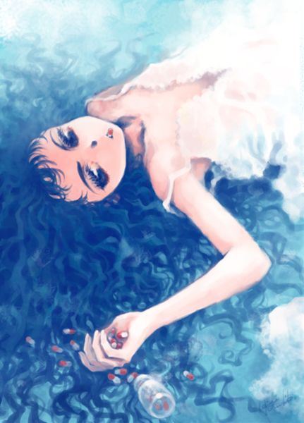NCqsllxS - 【透け着衣】濡れて体が透けちゃっている女の子の二次元エロ画像＆イラスト Part07