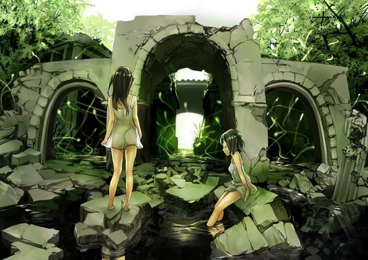 ov8SCfrX - 【透け着衣】濡れて体が透けちゃっている女の子の二次元エロ画像＆イラスト Part14