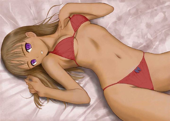 hAw23ToO - 【日焼け】褐色肌が魅力的な女の子の二次元エロ画像＆イラスト Part76