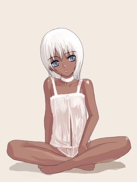 pgShqYZ3 - 【日焼け】褐色肌が魅力的な女の子の二次元エロ画像＆イラスト Part90