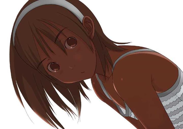 xvf8PIMO - 【日焼け】褐色肌が魅力的な女の子の二次元エロ画像＆イラスト Part104